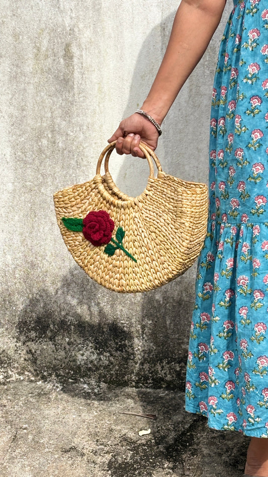 Bloom Woven Handbag