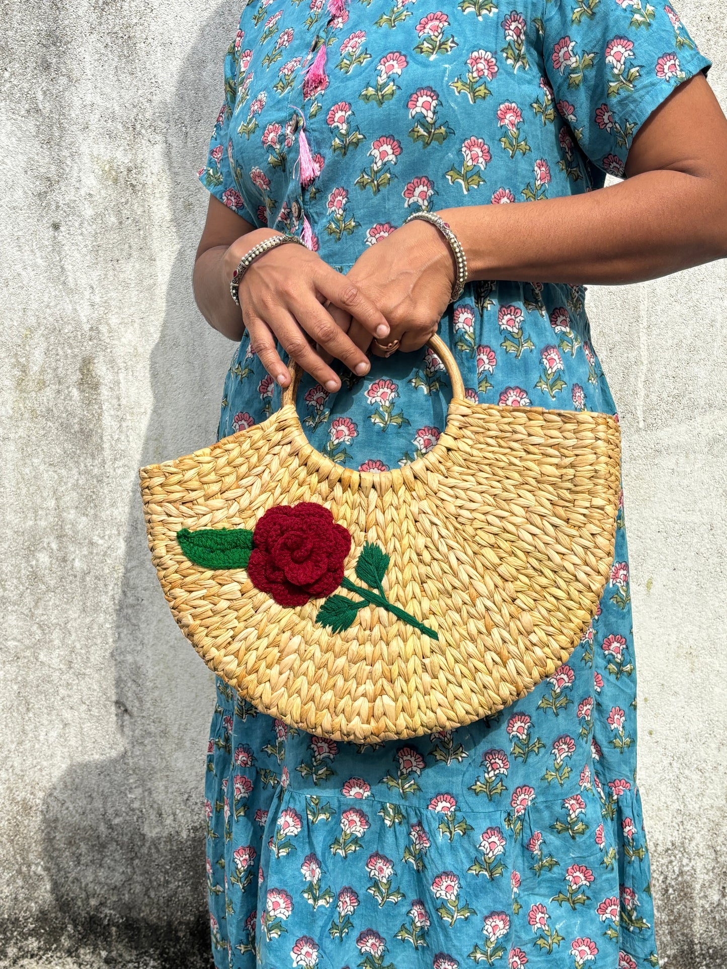 Bloom Woven Handbag