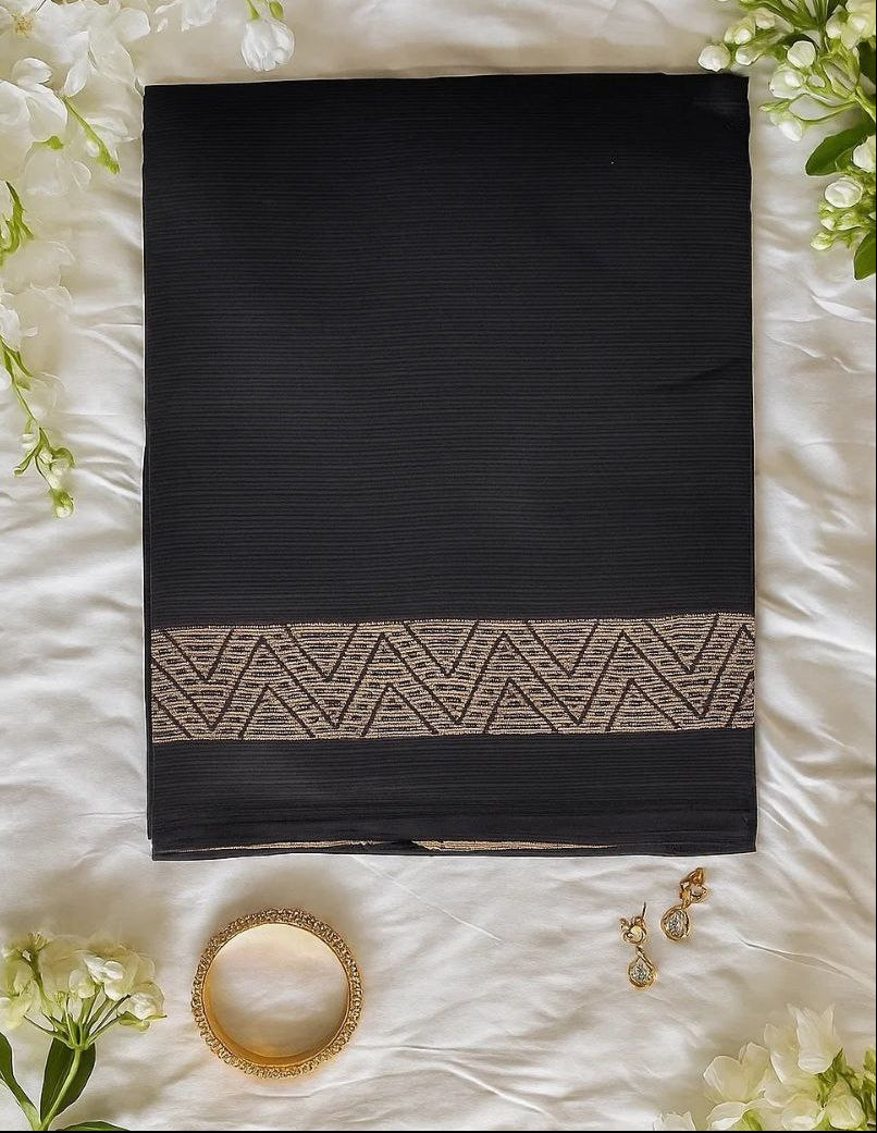 Black Kota Cotton Saree
