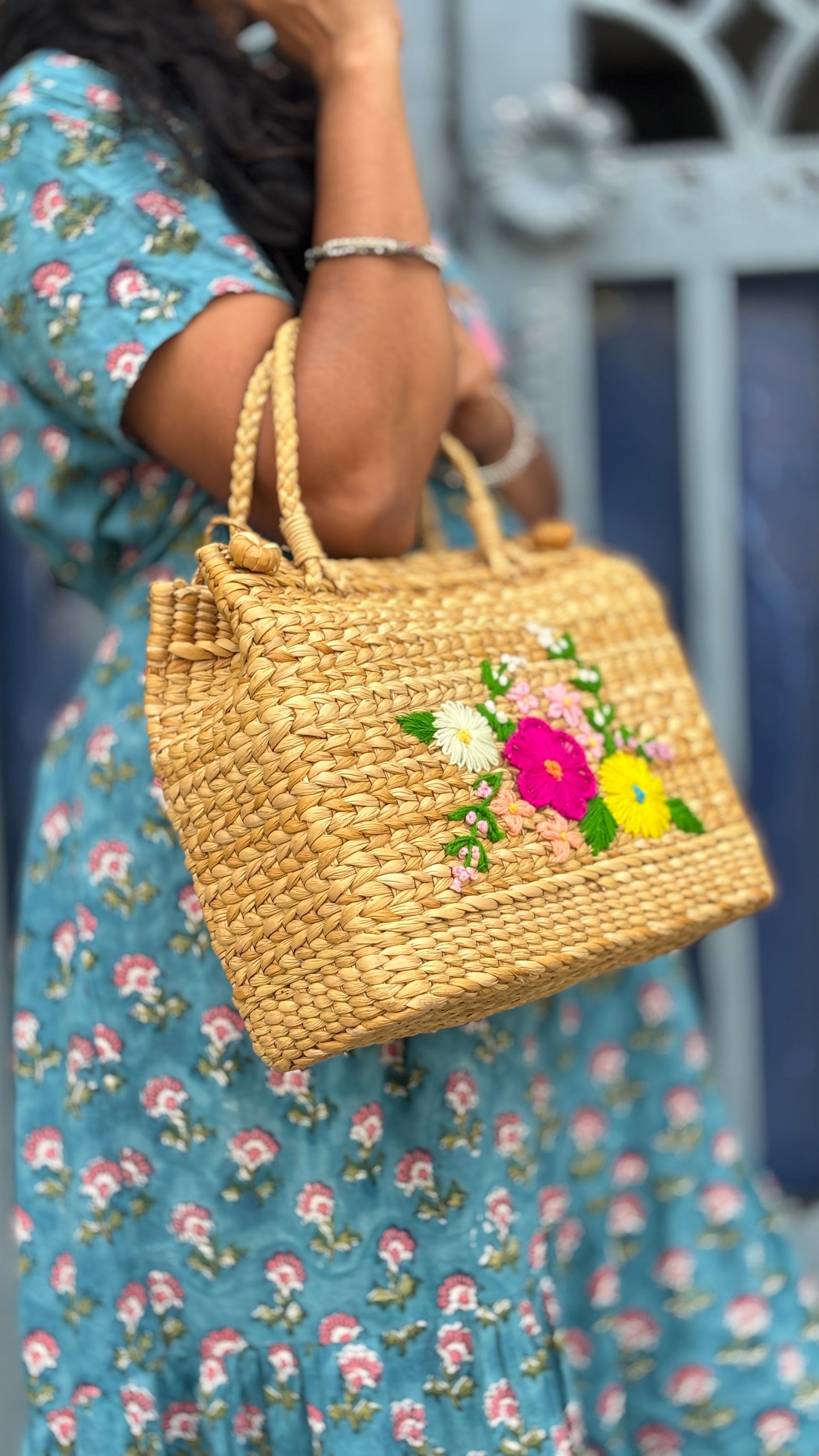 Bloom Woven Handbag